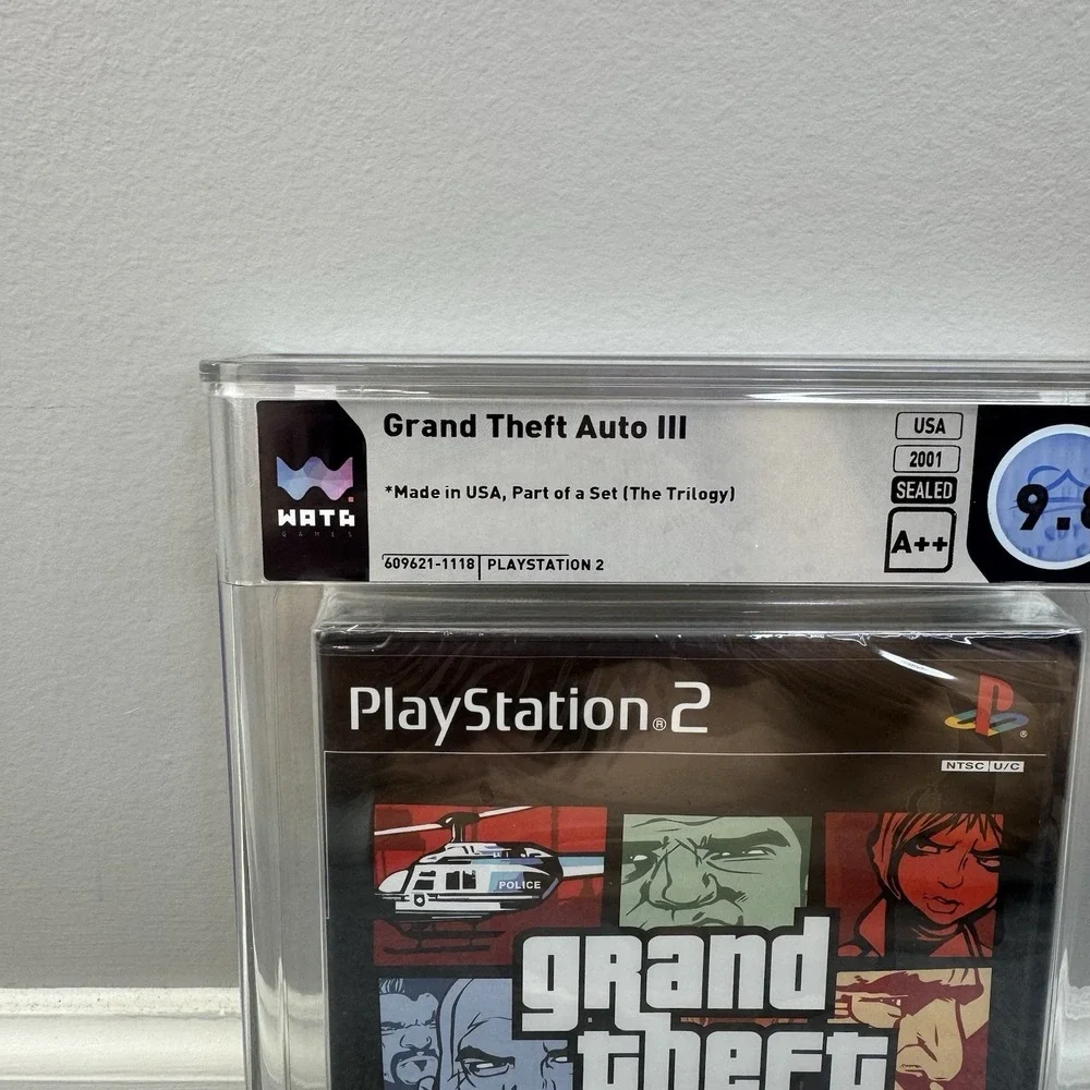 Grand Theft Auto III GTA‎ 3 Trilogy PlayStation 2 PS2 Graded WATA 9.8 A++ SEALED